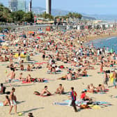 Platja Nova Icarie beach in Barcelona is among top choices for British tourists