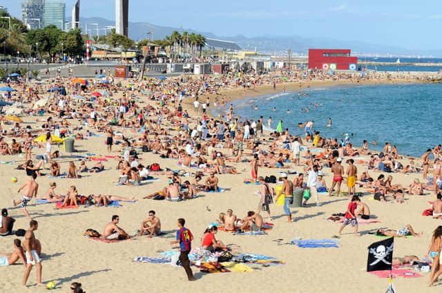 Platja Nova Icarie beach in Barcelona is among top choices for British tourists