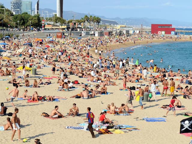 Platja Nova Icarie beach in Barcelona is among top choices for British tourists