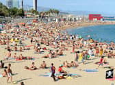 Platja Nova Icarie beach in Barcelona is among top choices for British tourists
