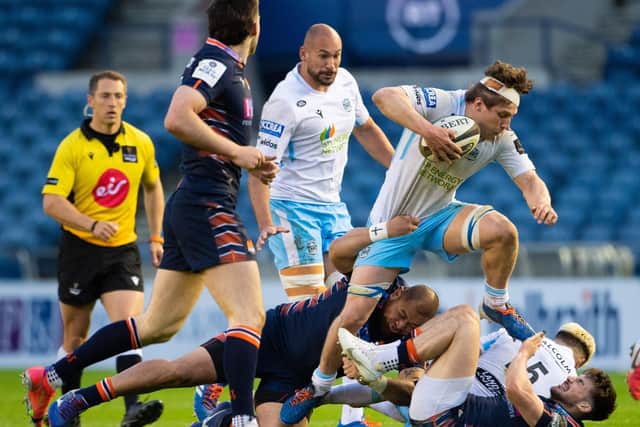 Rory Darge impressed for Glasgow Warriors in the 31-24 win at Murrayfield. Picture: Paul Devlin/SNS