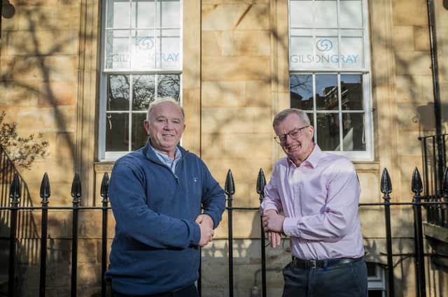 From left: Kieran Fitzpatrick and Chris Benson of MHD Law who are joining Gilson Gray’s Edinburgh office. Picture: Chris Watt Photography.