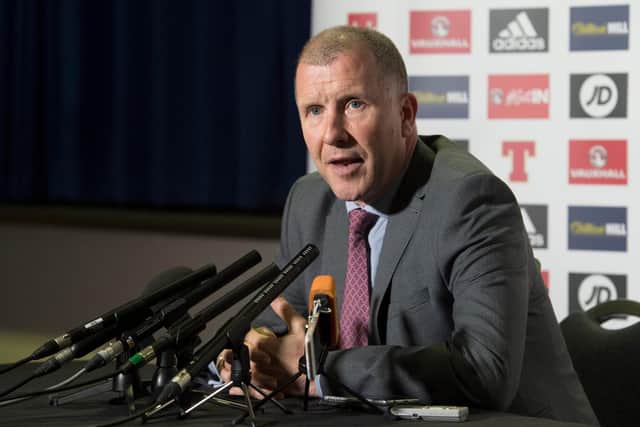 Former SFA Chief Executive Stewart Regan has outlined an unusual plan for the football season. Picture: SNS