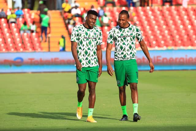 Joe Aribo, right, has been in good form for Nigeria at this year's AFCON.