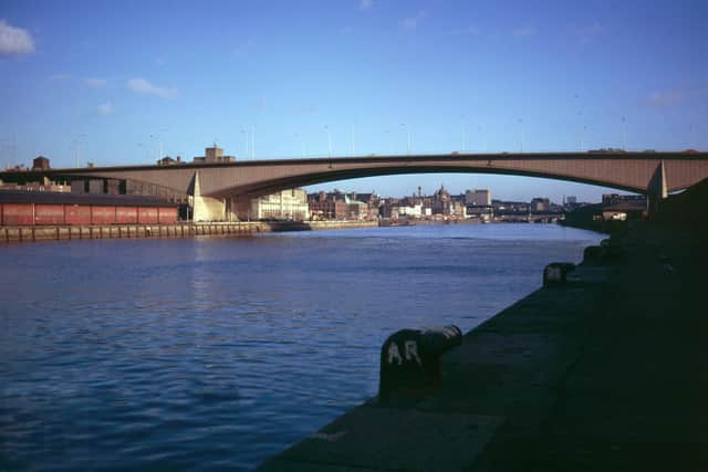 The bridge in the 1970s. Picture: Glasgow Motorway Archive.