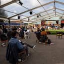 Scottish Opera staged an outdoor version of La Boheme outside its Edington Street studios in Glasgow last September. Picture: James Glossop