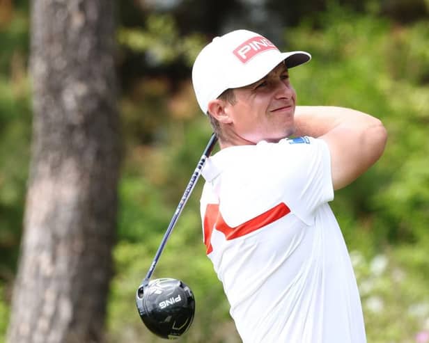 Calum Hill, pictured playing in last month's Korea Championship Presented by Genesis at Jack Nicklaus GC, just missed out on securing a spot in the US Open in Los Angeles next month. Picture: Chung Sung-Jun/Getty Images.