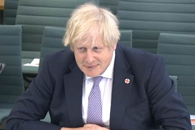 Boris Johnson has three times refused to say whether he sacked Matt Hancock .
