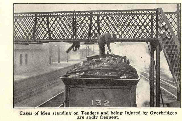 Warning contained in the Caledonian Railway's 1921 Vigilance Booklet. Picture: Railway Work, Life & Death project