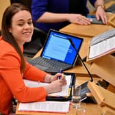 Finance Secretary Kate Forbes delivered the Scottish Budget to the Scottish Parliament on 9 December.