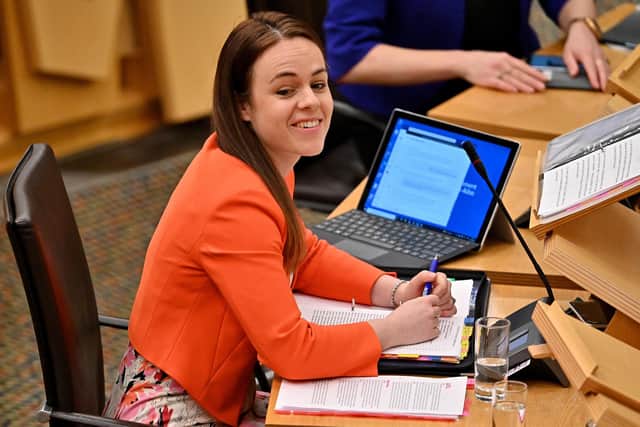 Finance Secretary Kate Forbes delivered the Scottish Budget to the Scottish Parliament on 9 December.
