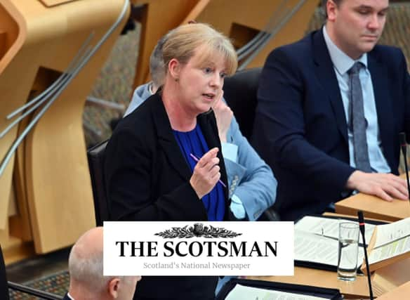 Deputy First Minister Shona Robison will face first minister's questions today.