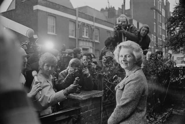 Margaret Thatcher pictured after being elected as Conservative leader in 1975 (Picture: Hilaria McCarthy/Daily Express/Hulton Archive/Getty Images)