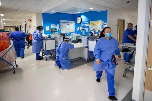 Emergency department waiting times have surged to a new record high. Picture: Press Association