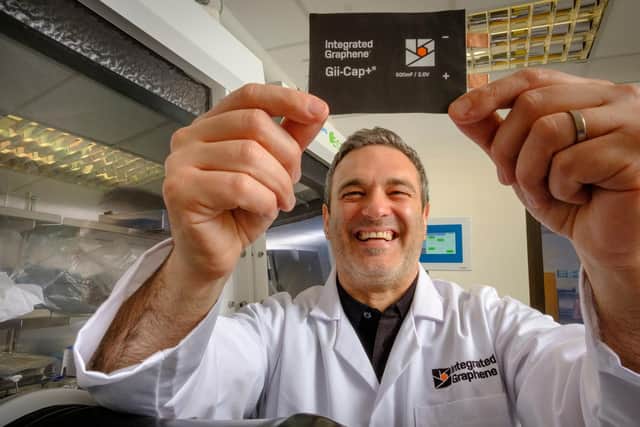 Marco Caffio, co-founder and CSO at Integrated Graphene. Picture: Mike Wilkinson