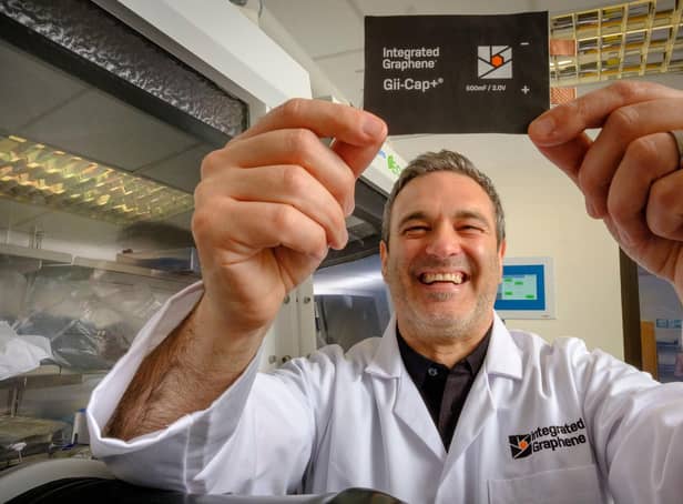 Marco Caffio, co-founder and CSO at Integrated Graphene. Picture: Mike Wilkinson