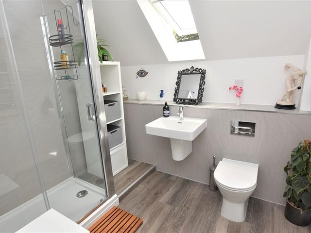 En-suite shower room.