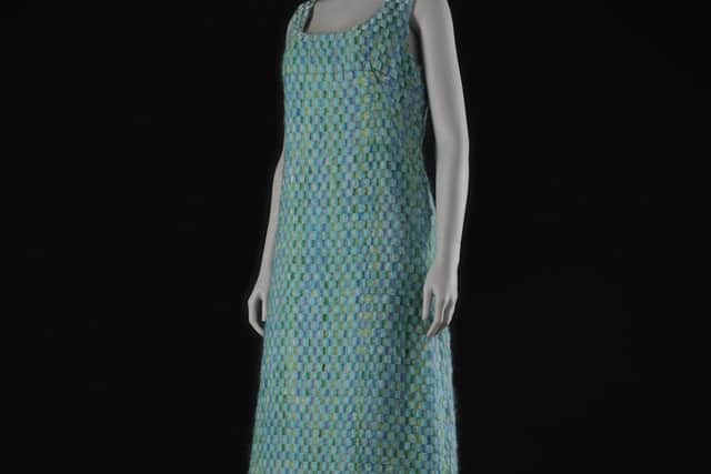 Velvet tweed dress, part of the Bernat Klein Collection. PIC: © National Museums Scotland