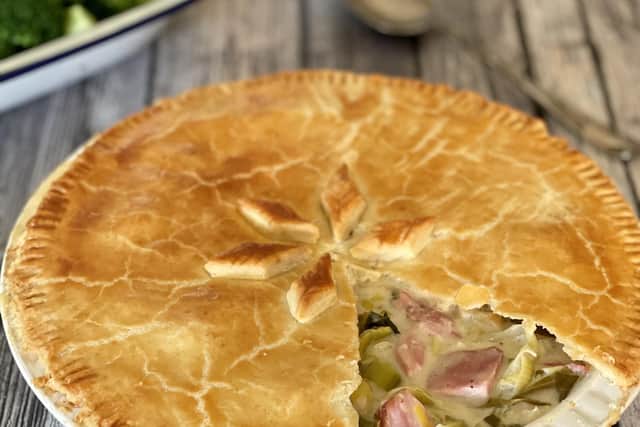 Amanda Owen's Cream Ham and Cabbage pie, from Celebrating the Seasons with The Yorkshire Shepherdess by Amanda Owen, published by Pan Macmillan, £20.