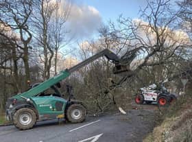 Farmers help during Storm Otto.