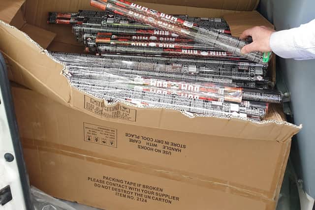 Glasgow: £20,000 worth of illegal fireworks recovered in Drumchapel.