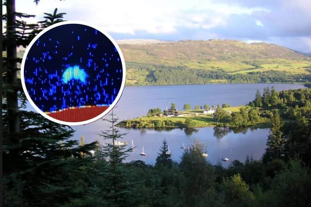 Could this sonar image, inset, finally provide proof that Nessie exists?