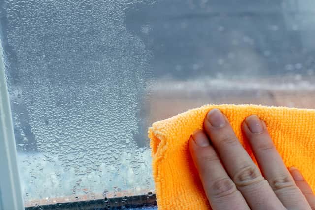 Condensation causes dampness which in turn causes mould which the NHS warned that - among many other health problems - causes asthma attacks.
