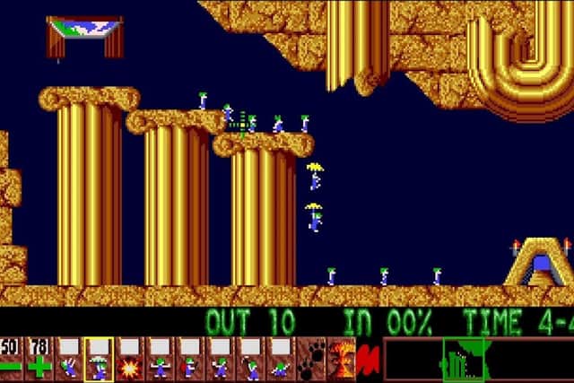 Lemmings, designed by DMA Design.