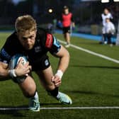 Kyle Steyn's second-half try was not enough for Glasgow Warriors.  (Photo by Craig Williamson / SNS Group)