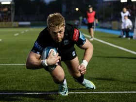 Kyle Steyn's second-half try was not enough for Glasgow Warriors.  (Photo by Craig Williamson / SNS Group)