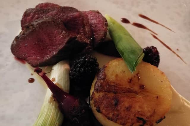 Newtonmore venison at Airds Hotel, Port Appin