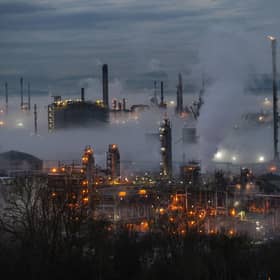 Hopes are rising that a long-term future for the Grangemouth industrial hub can be drawn up (Picture: Lisa Ferguson/National World)