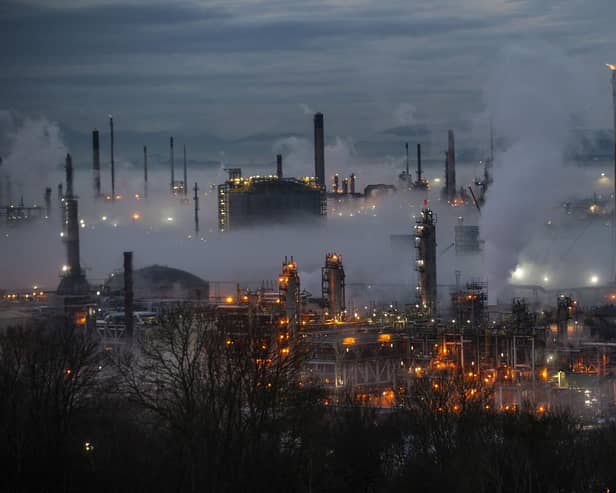 Hopes are rising that a long-term future for the Grangemouth industrial hub can be drawn up (Picture: Lisa Ferguson/National World)