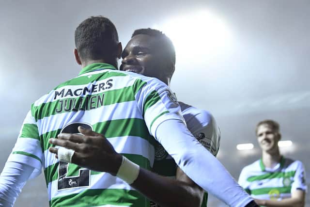 Christopher Jullien and Odsonne Edouard are two of Celtic's most expensive signings. (Photo by Rob Casey / SNS Group)