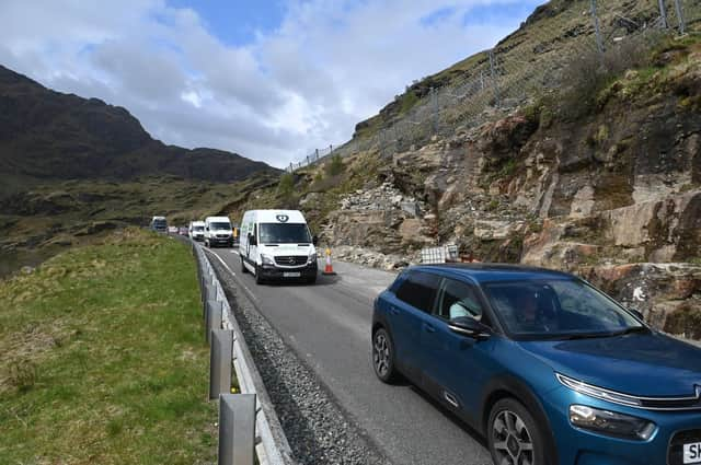 The Old Military Road will be in use as a diversion at the Rest And Be Thankful.