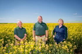Company founders Ian Skene, Yvonne Walker and Raymond Cowan aim to cut the carbon footprint of the construction industry.