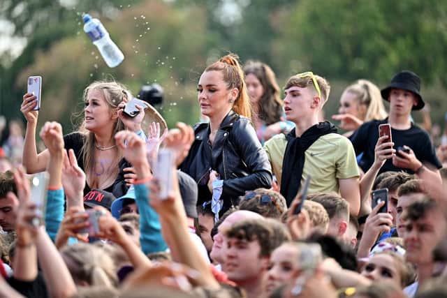Just two arrests were made on Thursday at the Glasgow Green event, which has a capacity for up to 50,000 attendees per day.