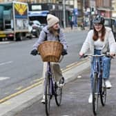 The South City Way in Victoria Road. (Photo by Cycling Scotland)