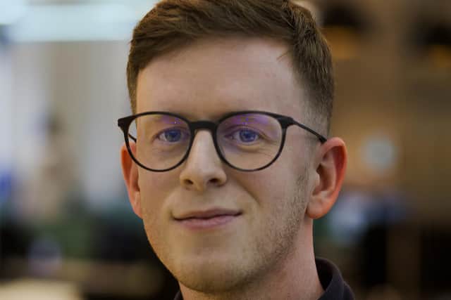 Engineer Danny Ross, associate director at engineering consultancy firm Harley Haddow, specialises in sustainability and net zero. Picture: Leroy Barrett