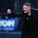 Dundee manager Tony Docherty during the goalless draw with Rangers at Dens Park. (Photo by Craig Foy / SNS Group)