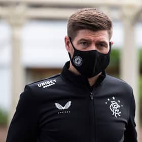 Rangers boss Steven Gerrard featured in a strange social media post from BT Sport. Picture: SNS