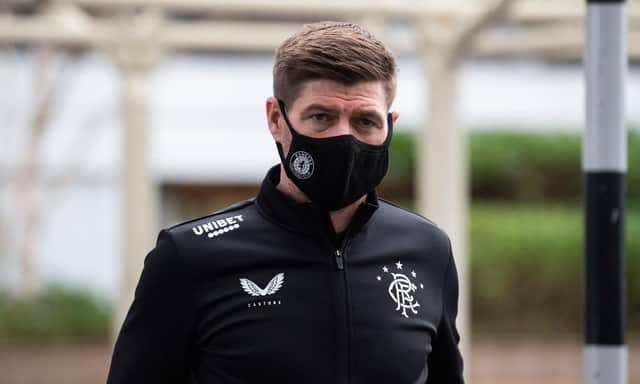 Rangers boss Steven Gerrard featured in a strange social media post from BT Sport. Picture: SNS