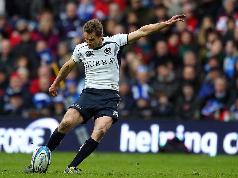 Chris Paterson is Scotland's all-time top points scorer, as well as being the country's second most capped player (one game short of Ross Ford's 110 total). The full-back scored a remarkable 809 points in 109 games between 1999–2011.