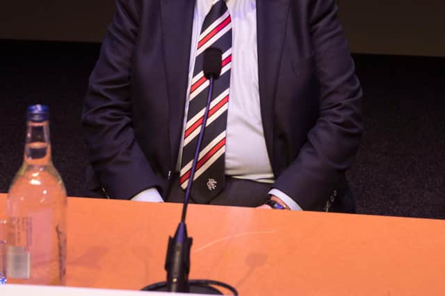 Rangers interim chairman Douglas Park