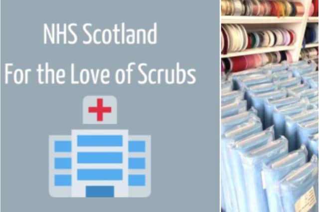 The Scottish charity supplies scrubs to frontline health workers