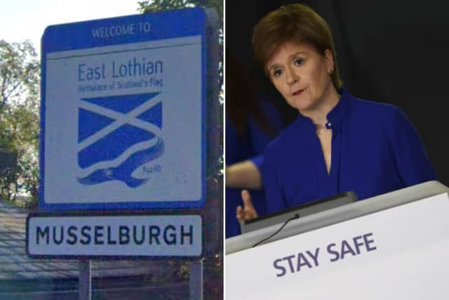 It will be announced in parliament tomorrow that East Lothian will move to tier two.