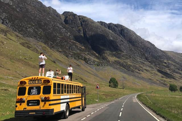 The Bonnie Camper takes travellers on a tour of the Scottish Highlands