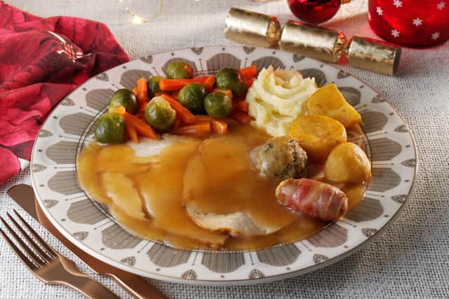 There’s a great range of dishes to choose from, including festive favourites like traditional roast turkey.