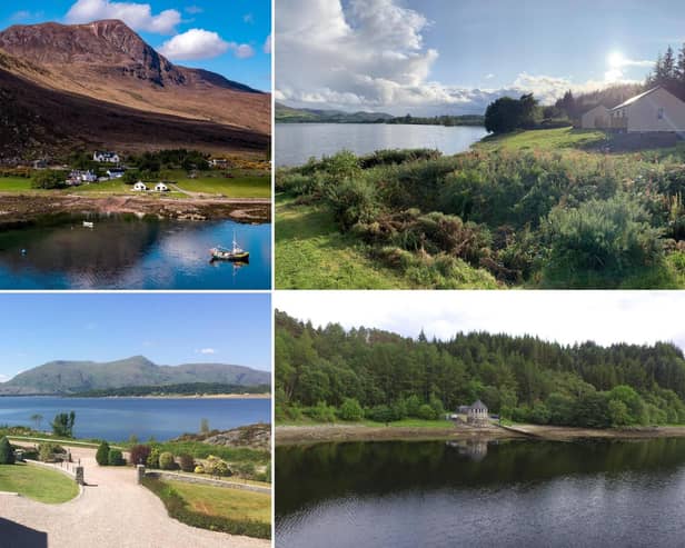Some of the amazing lochside accomodation that can be booked in Scotland.
