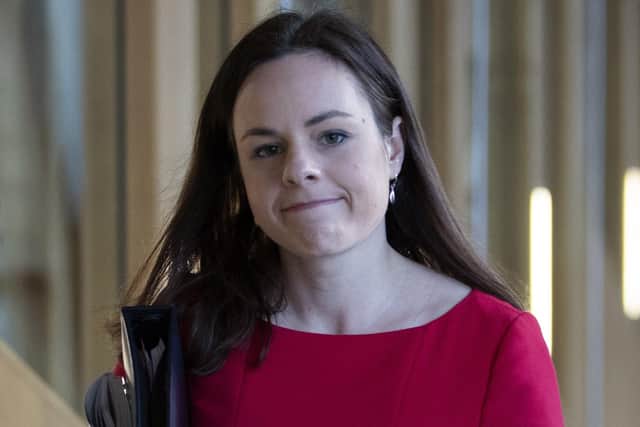 Kate Forbes says that the coronavirus situation in England is 'worrying' as Prime Minister Boris Johnson announces return to normal. (Credit: Jane Barlow/PA Wire)